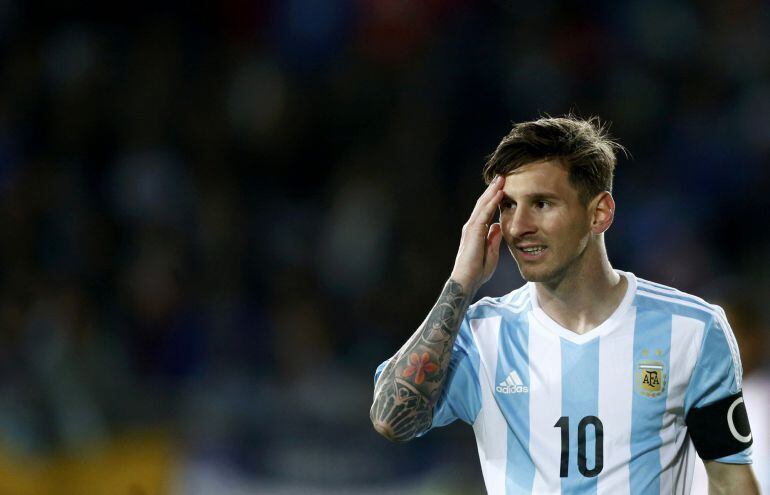 Leo Messi, durante un partido de la Copa América 2015