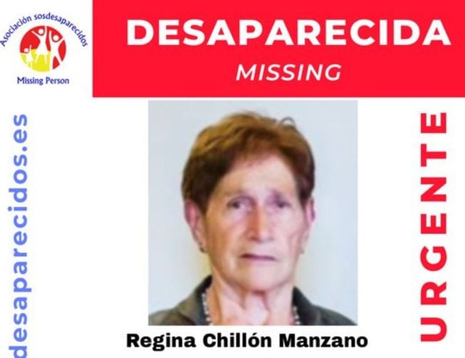 Se busca a Regina Chillón, desaparecida en Vitoria