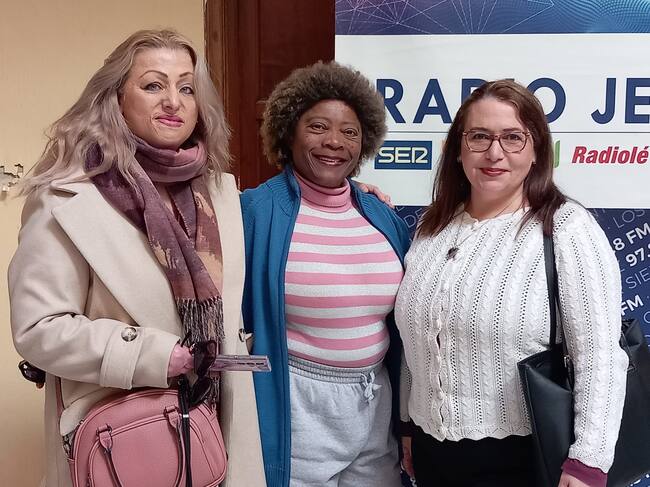 Najat, Juliette y Priscilla