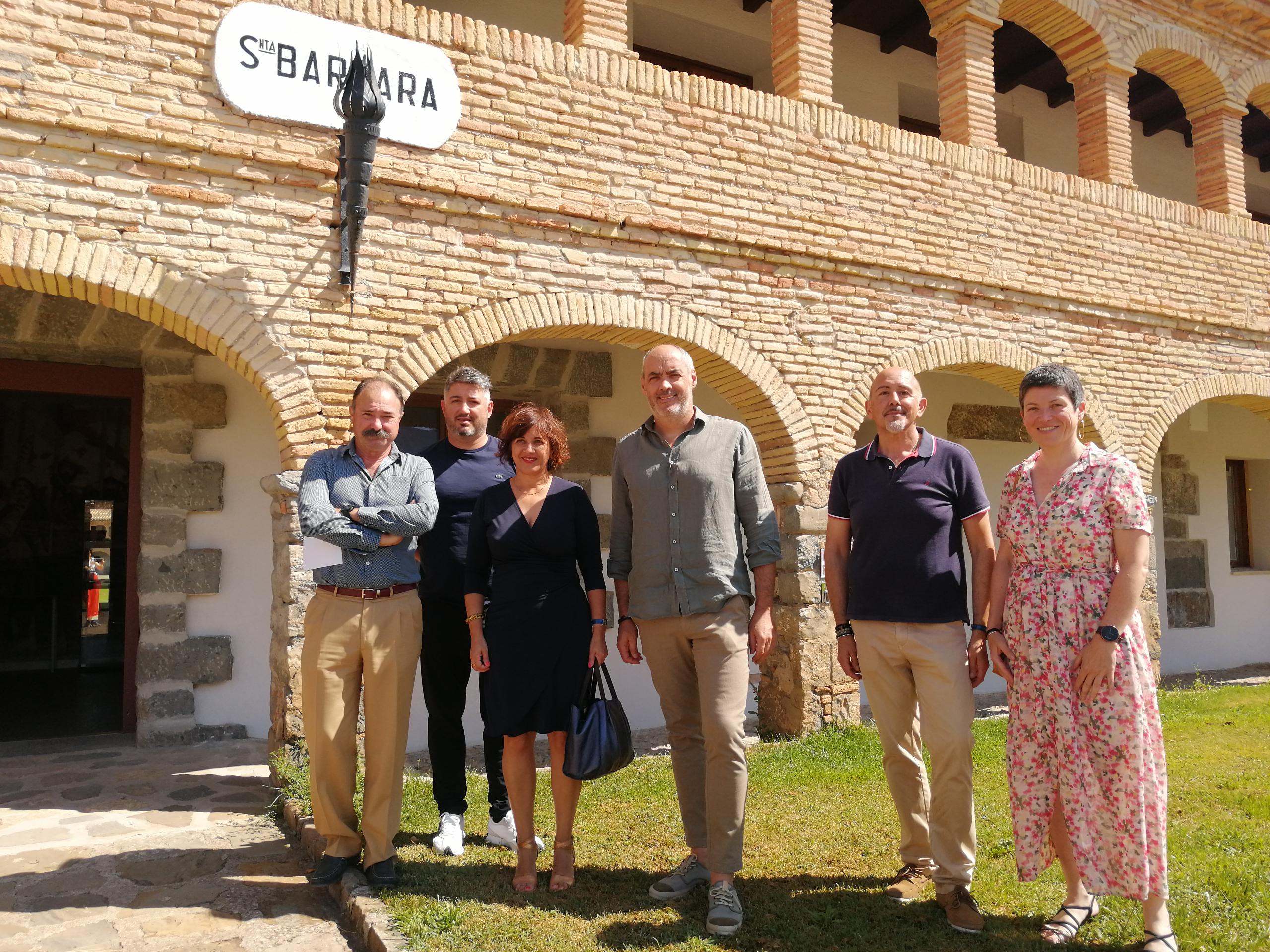 Responsables de ambos lados de la frontera presentaban la feria en la Ciudadela