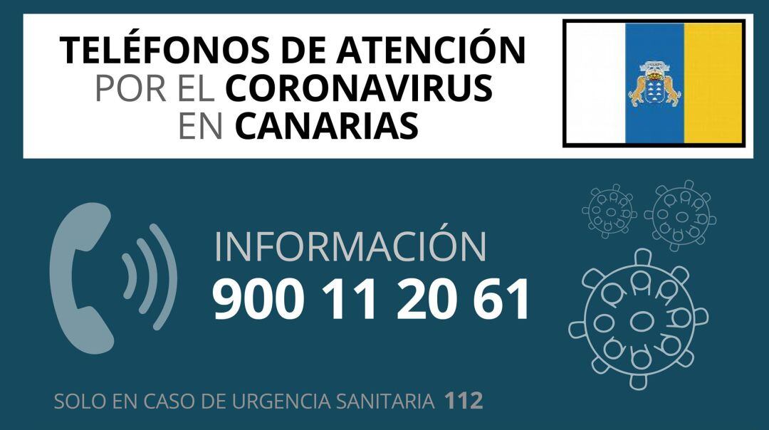 Teléfono de atención en Canarias.