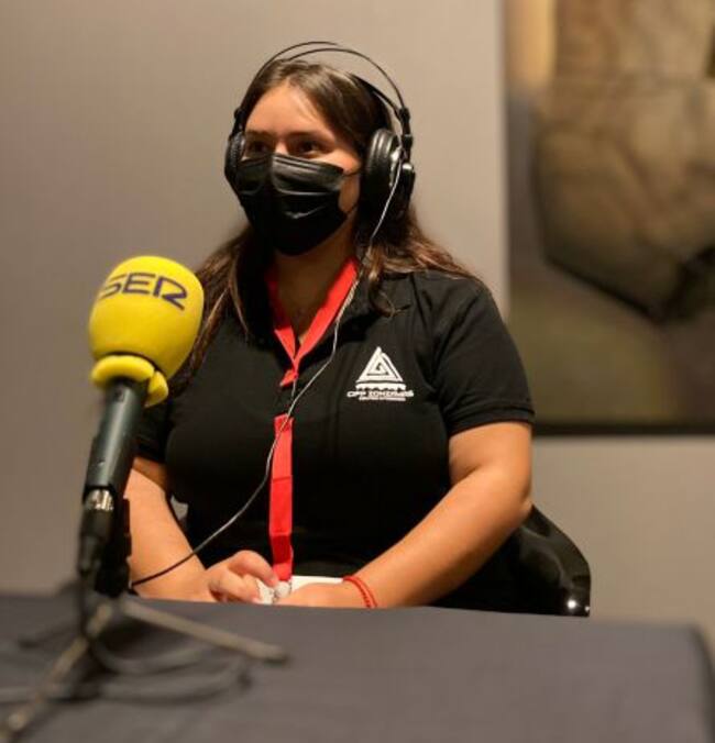 Tania Delgado, alumna del Ciclo Superior "Guía, información y asistencia turísticas" del CIFP Zonzamas.