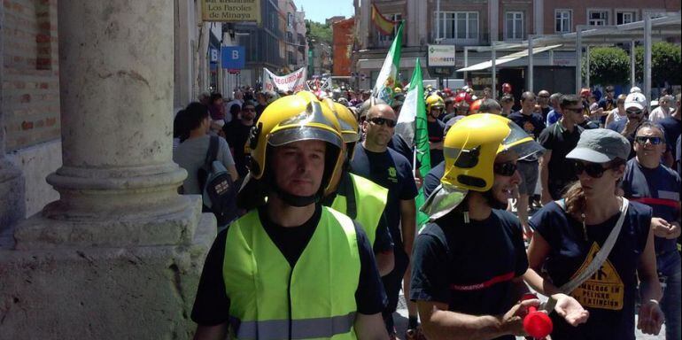 Un momento de la manifestación de este viernes en Guadalajara