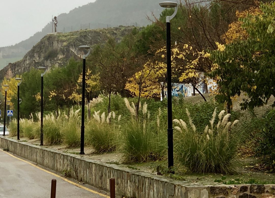 Un día de lluvia en Jaén.