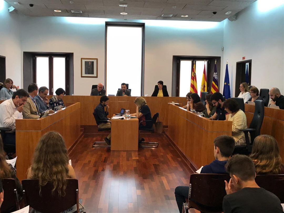 Imagen de un reciente pleno del Ayuntamiento de Ibiza