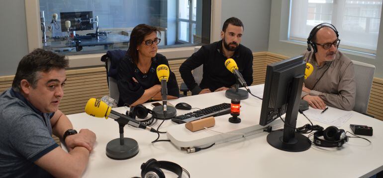 Jose Cortezón, Idoia Loroño, Jon Egaña y Juan Carlos Otaola 