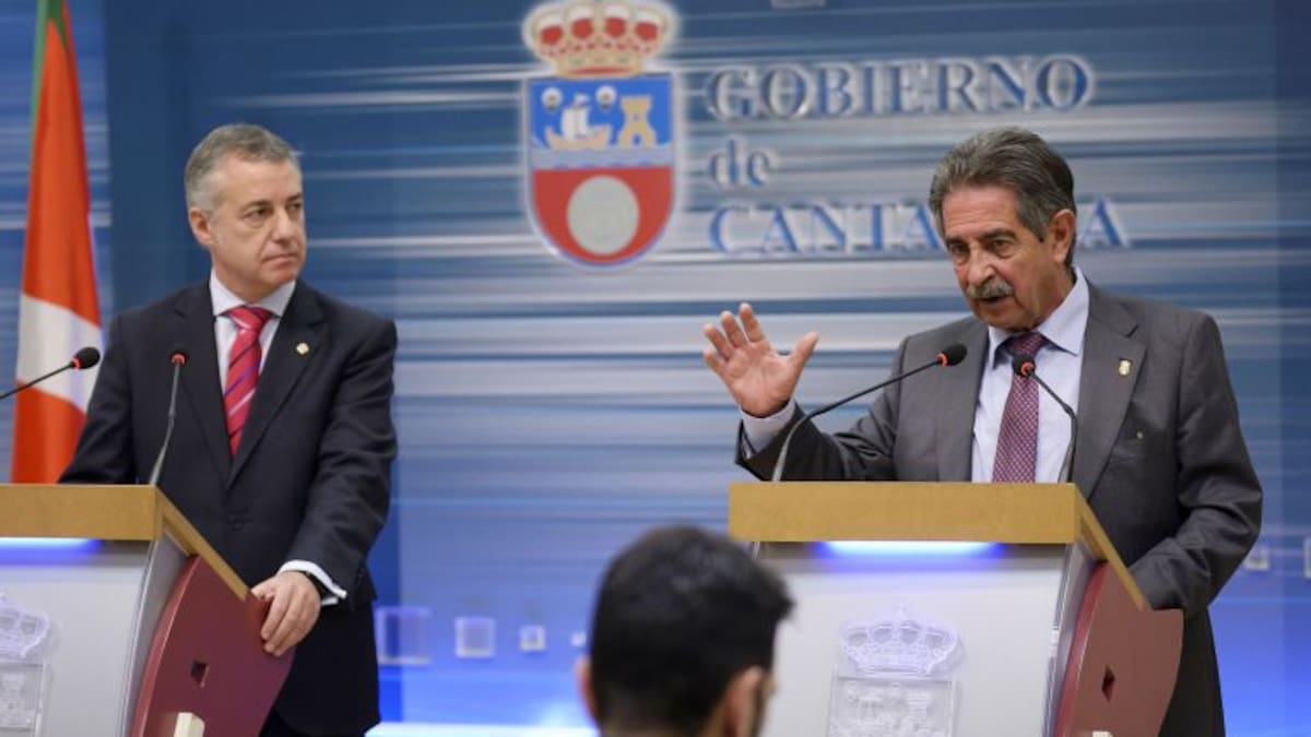 Urkullu y Revilla pedirán a Madrid el tren Bilbao-Santander