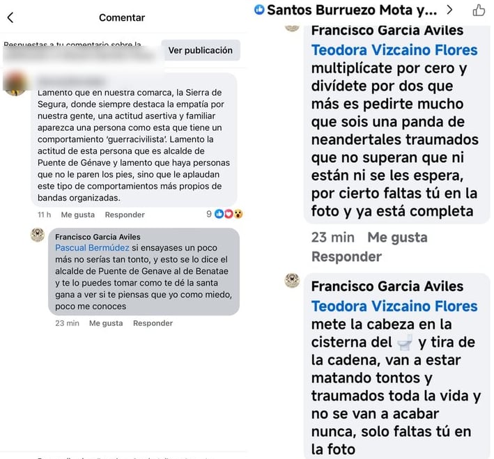 Insultos del alcalde de un pueblo de Jaén