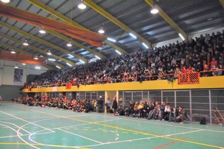 Interior del pavelló "Gedeón e Isaías Guardiola"