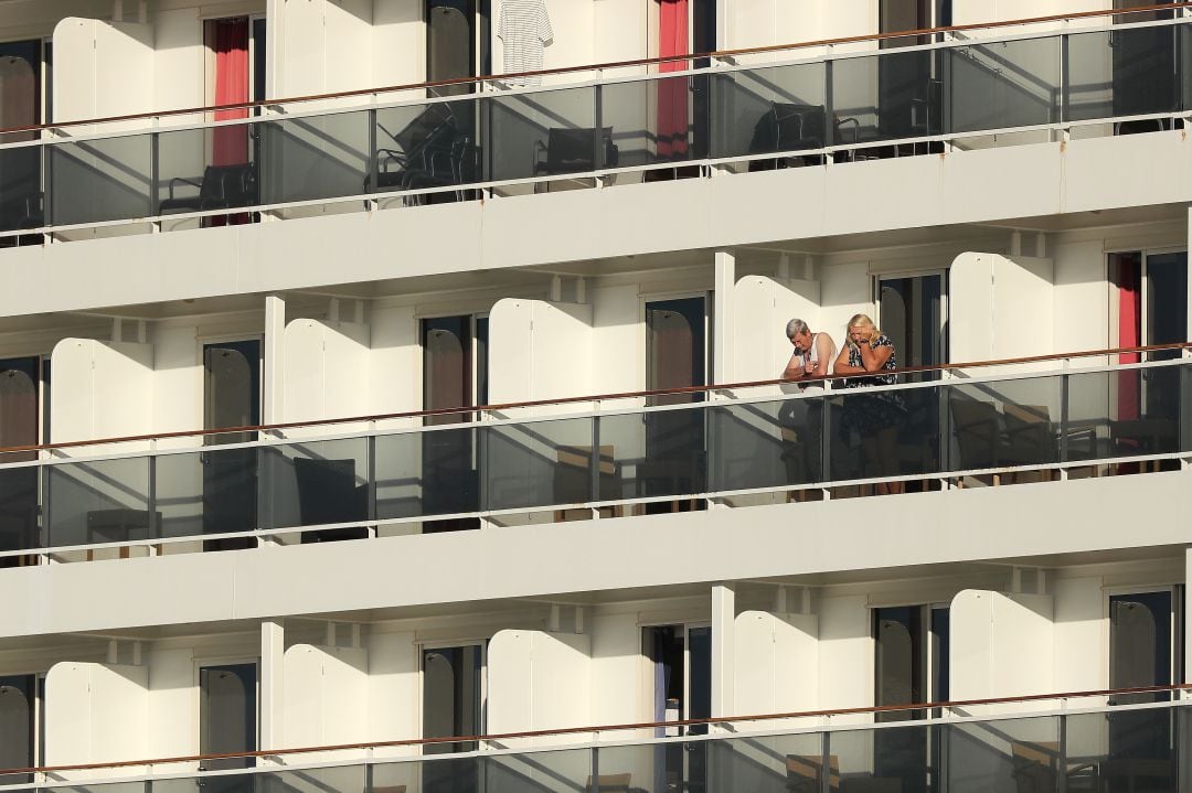 Pasajeros en un crucero