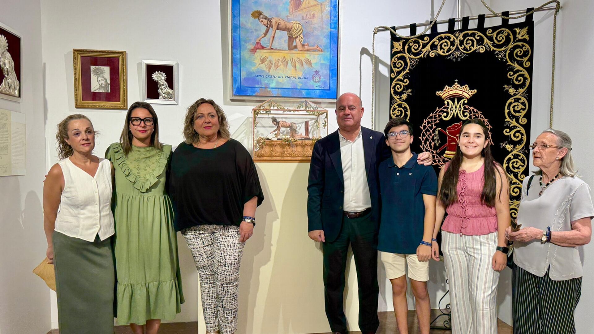 Inauguración de la exposición de la Cofradía del Mayor Dolor de Antequera