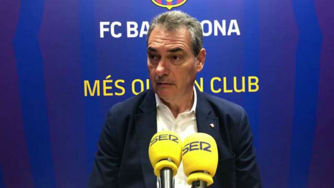 Pep Segura en una entrevista para la Cadena Ser