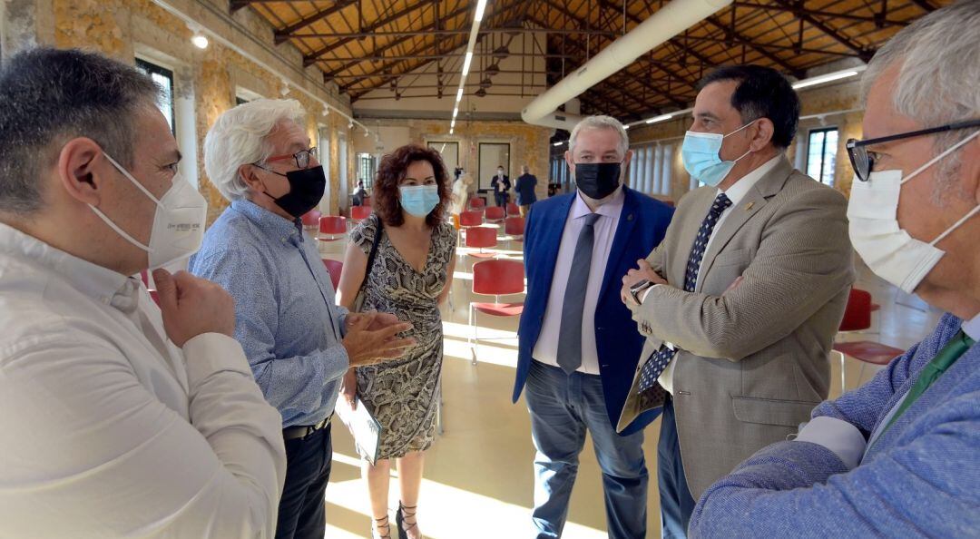 José Antonio Serrano durante la presentación del documento base del Plan de Empleo y Promoción Económica 