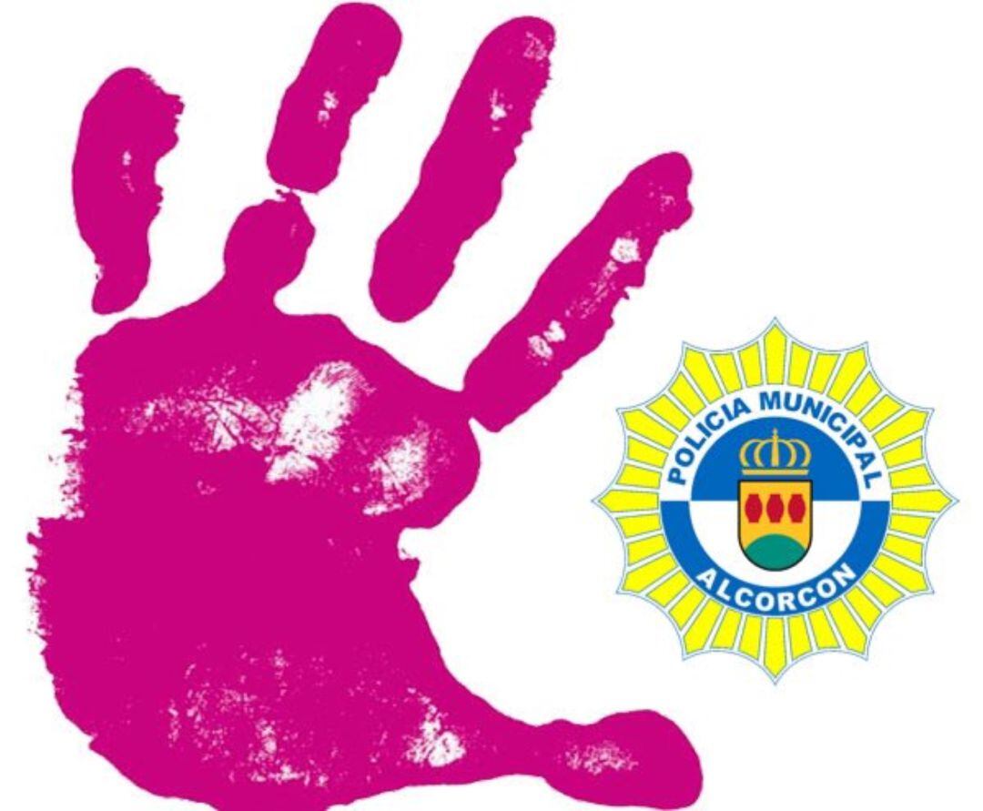 Logo de la Policía Municipal de Alcorcón contra la violencia de género