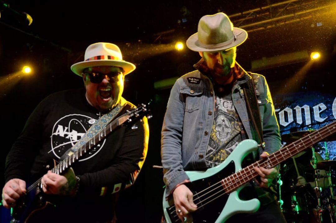 Los Black Stone Cherry en el escenario de la sala But de Madrid