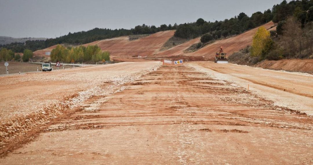 Obras en la Autovía del Duero