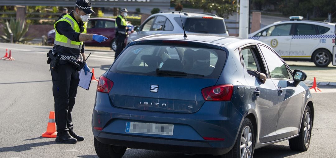 Controles policiales por el estado de alarma