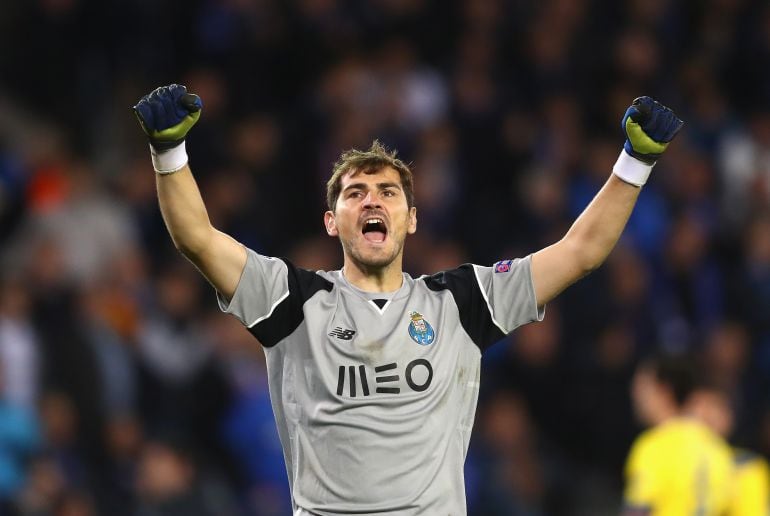 Casillas celebra en una imagen de archivo