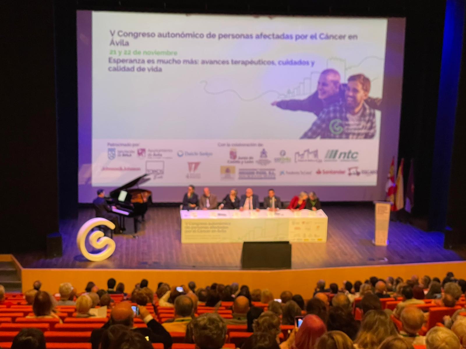 V Congreso Autonómico de Personas Afectadas por el Cáncer en Castilla y León. /AECC Ávila