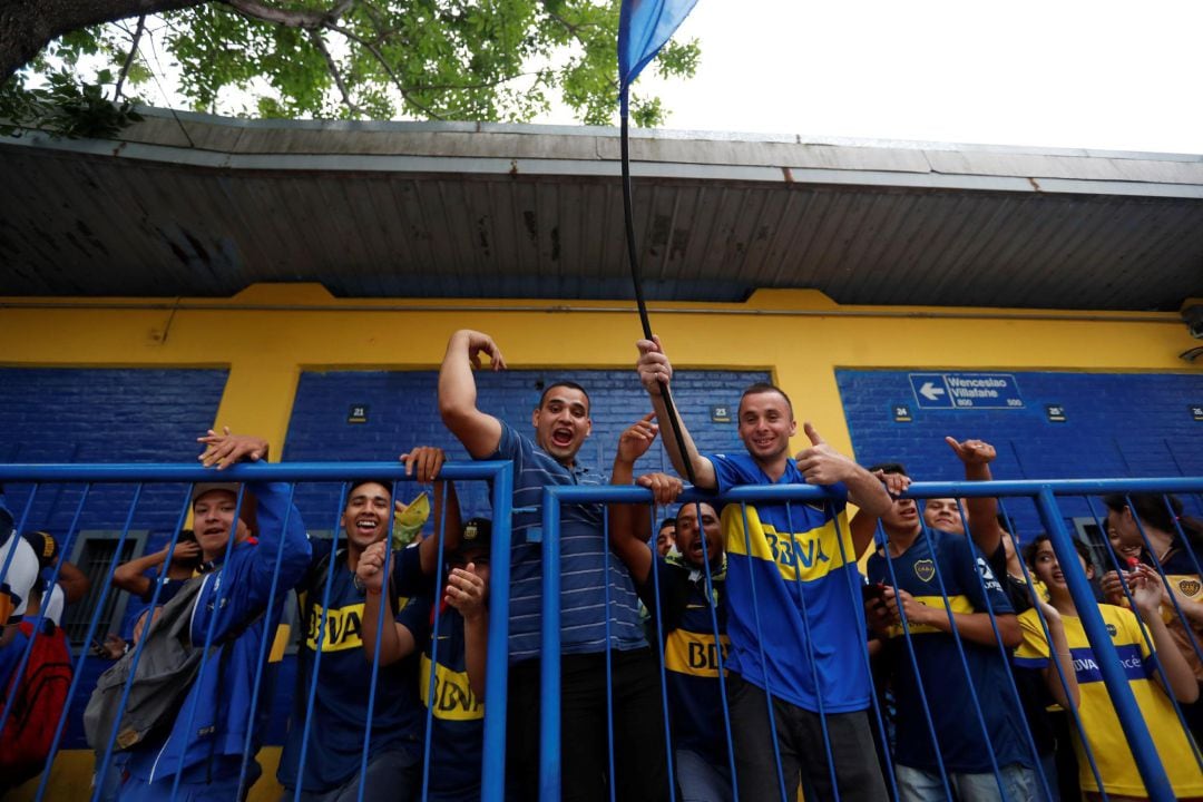 Los aficionados bosteros llenaron la Bombonera