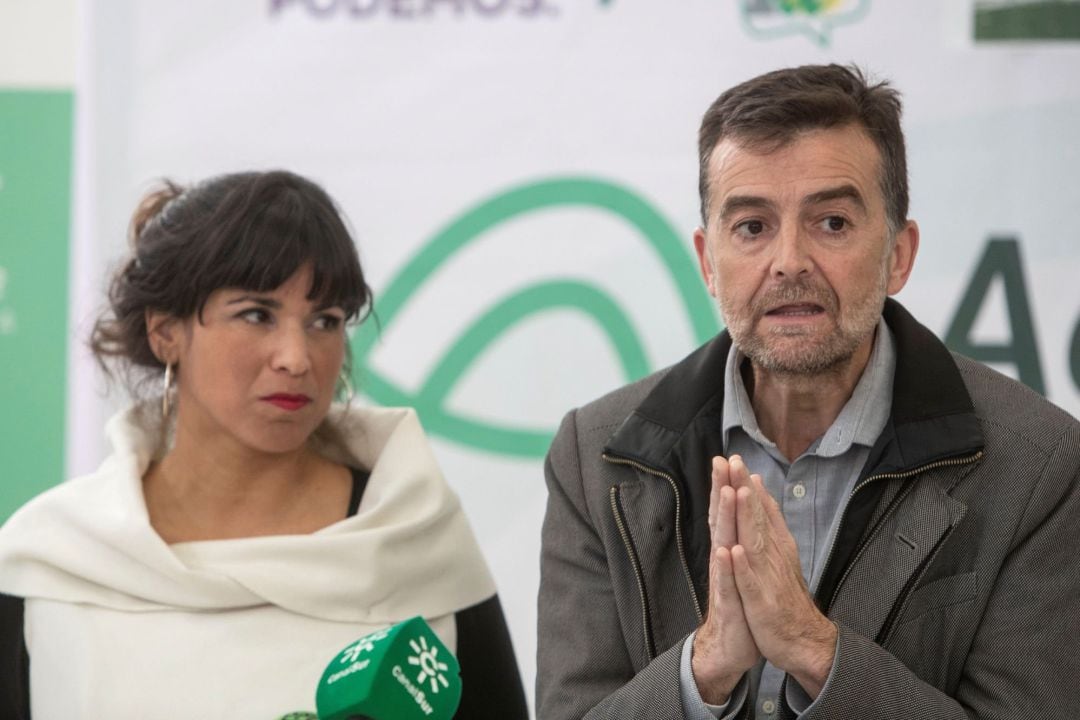 Teresa Rodríguez y Antonio Maíllo