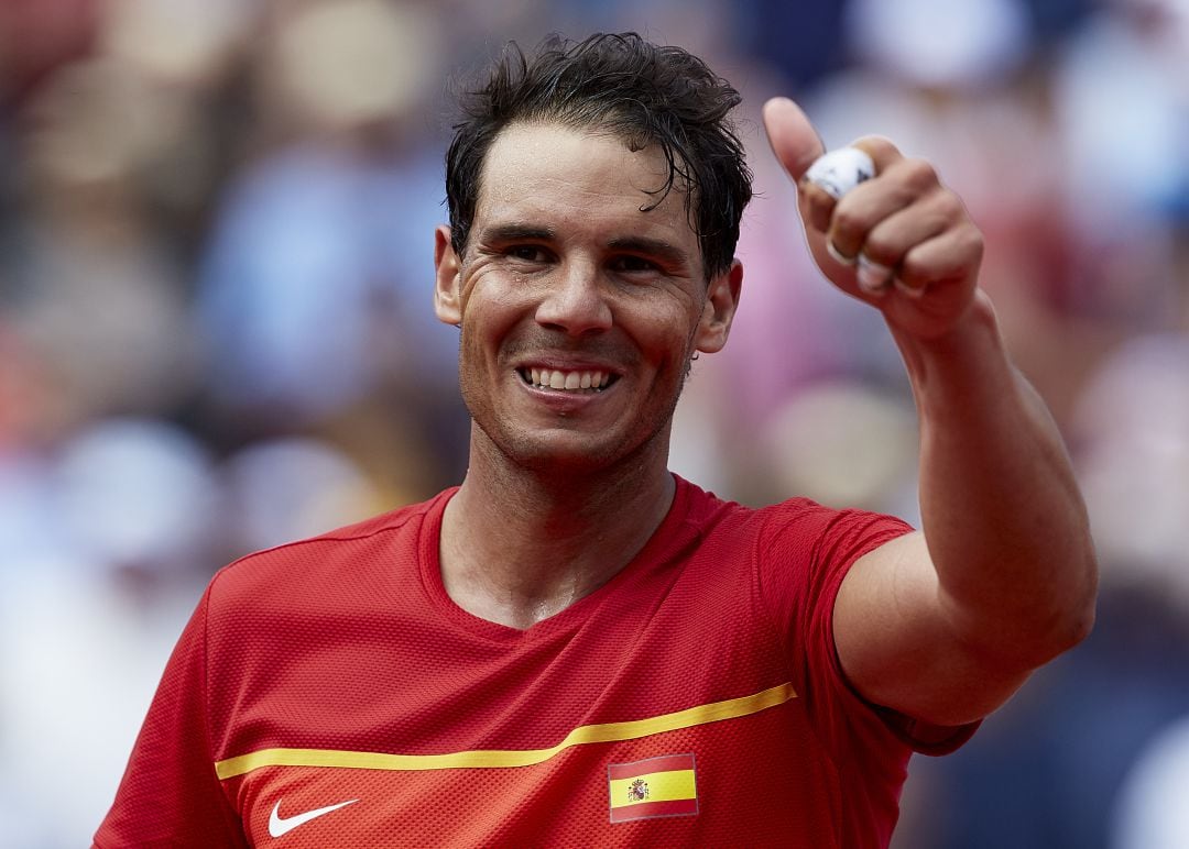 Rafa Nadal lidera a España en la Copa Davis