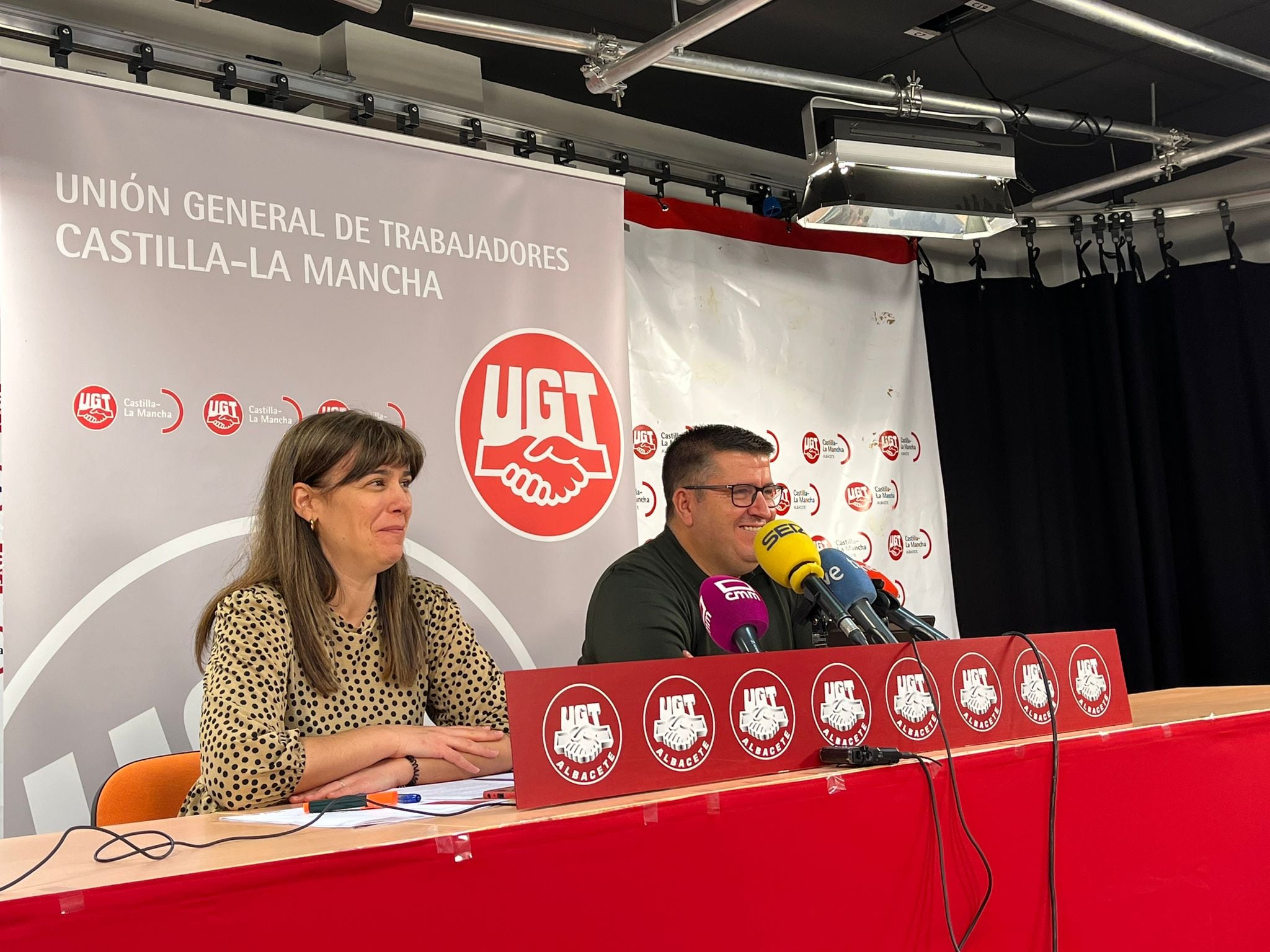 Rueda de prensa de UGT Albacete sobre las conclusiones del estudio