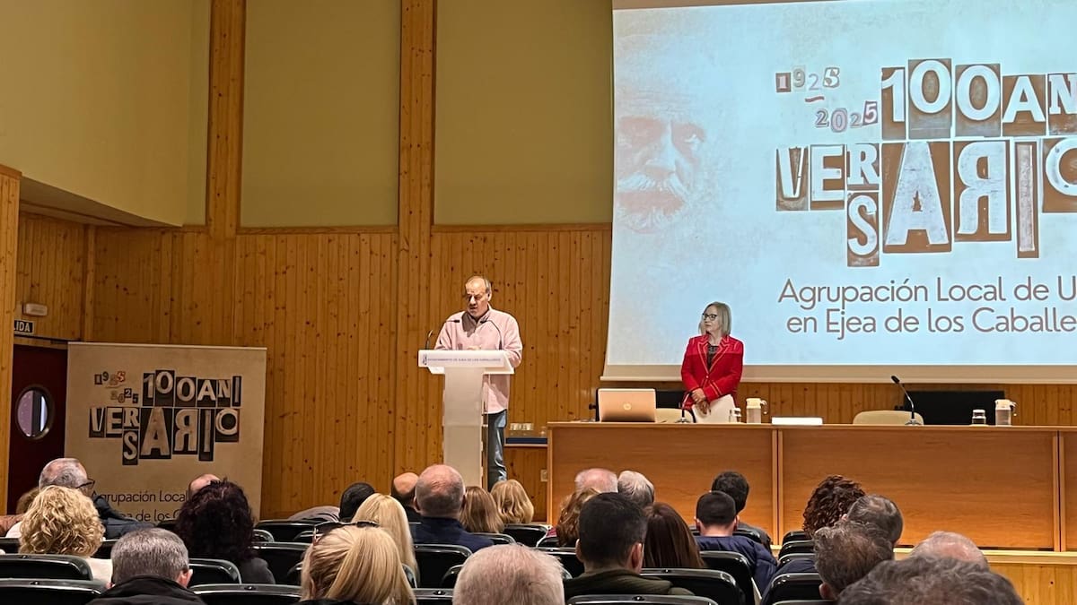 UGT celebra hoy 100 años de historia sindical en Ejea de los Caballeros