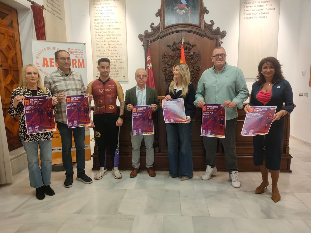 '15 días, 15 triatlones para visibilizar la esclerosis múltiple: el lorquino José Joaquín Sánchez afronta este reto