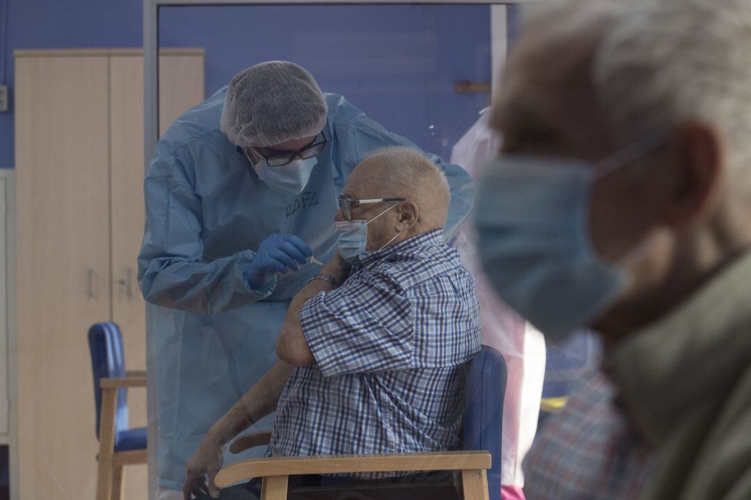 Imagen de la vacunación. 