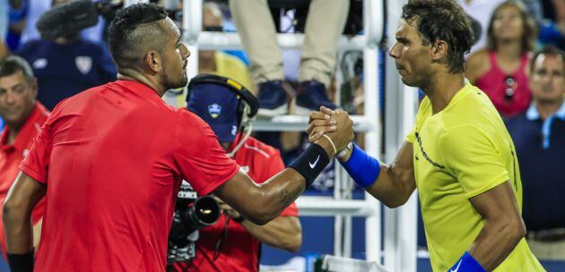 Nadal felicita a Kyrgios