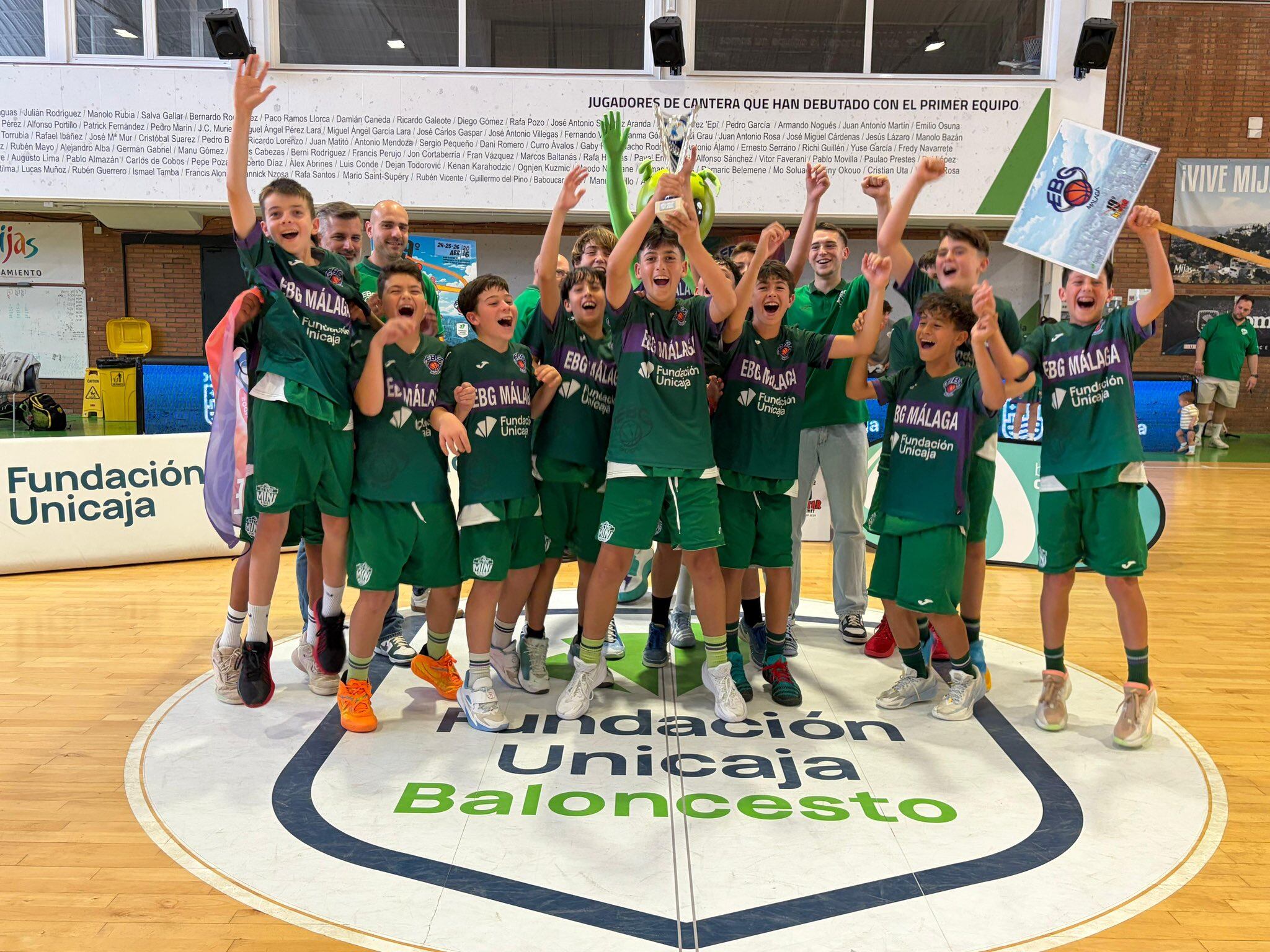 EBG Málaga campeón del All-Star Minibasket Masculino
