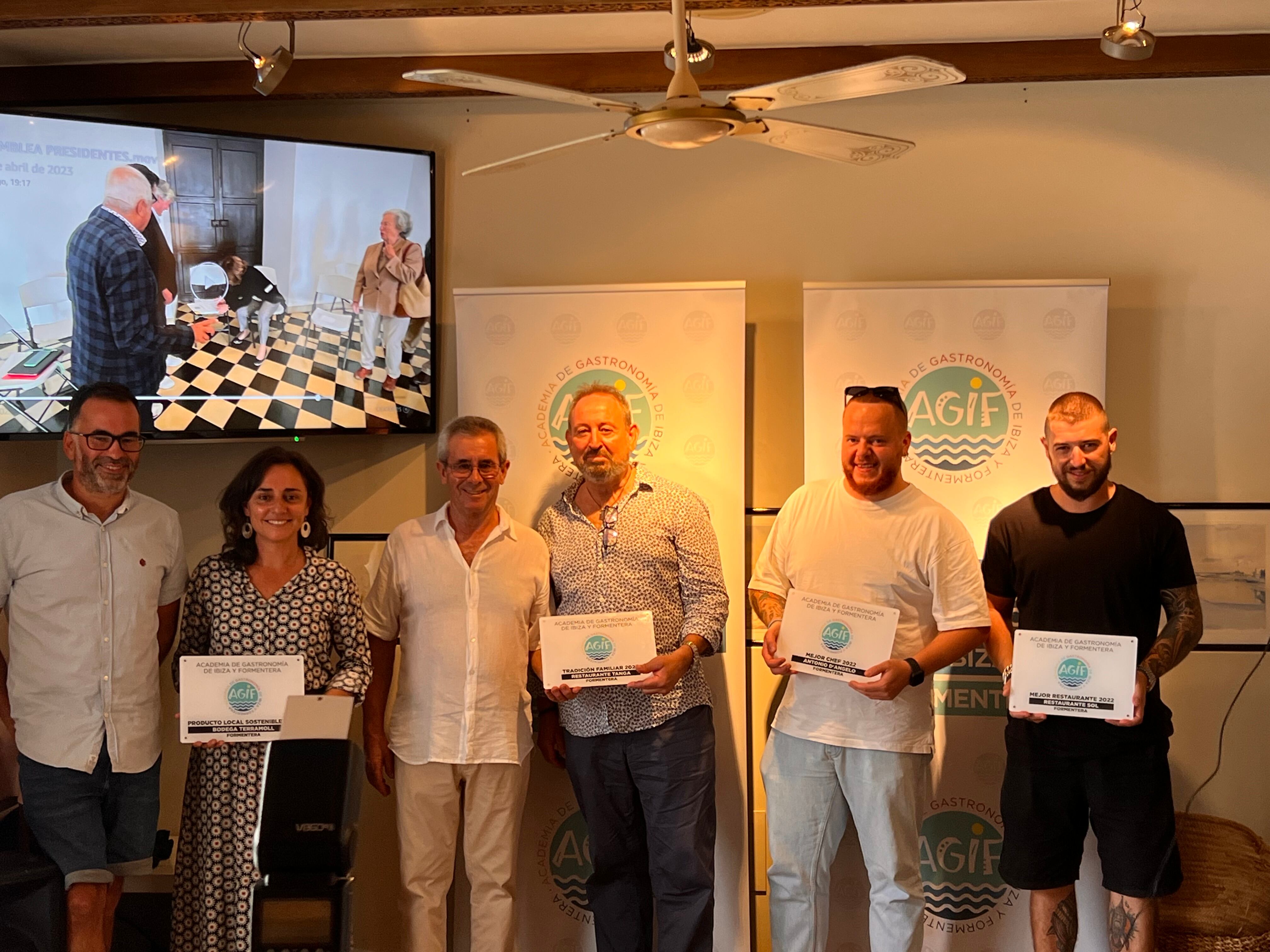 Imagen de los premiados