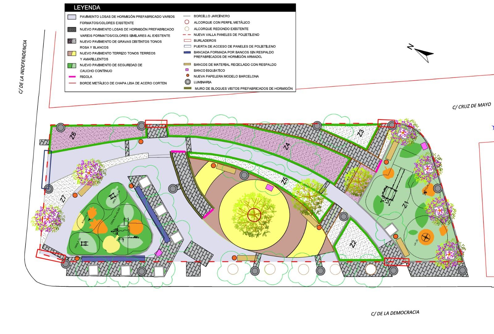 Mejoras en uno de los parques