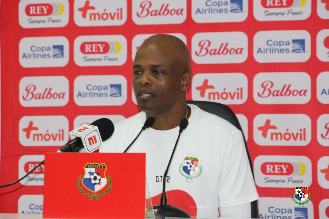 Dely Valdés durante una rueda de prensa.