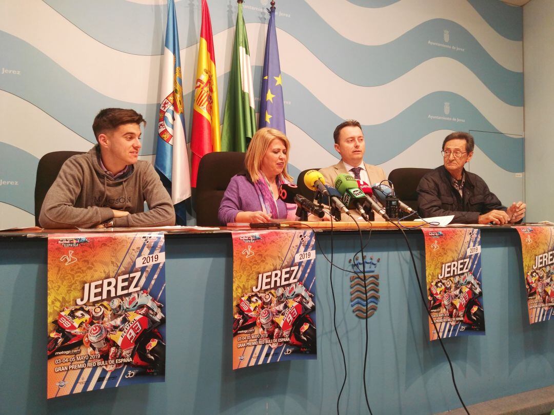 Presentación en el Ayuntamiento de Jerez de las actividades paralelas durante el Gran Premio 