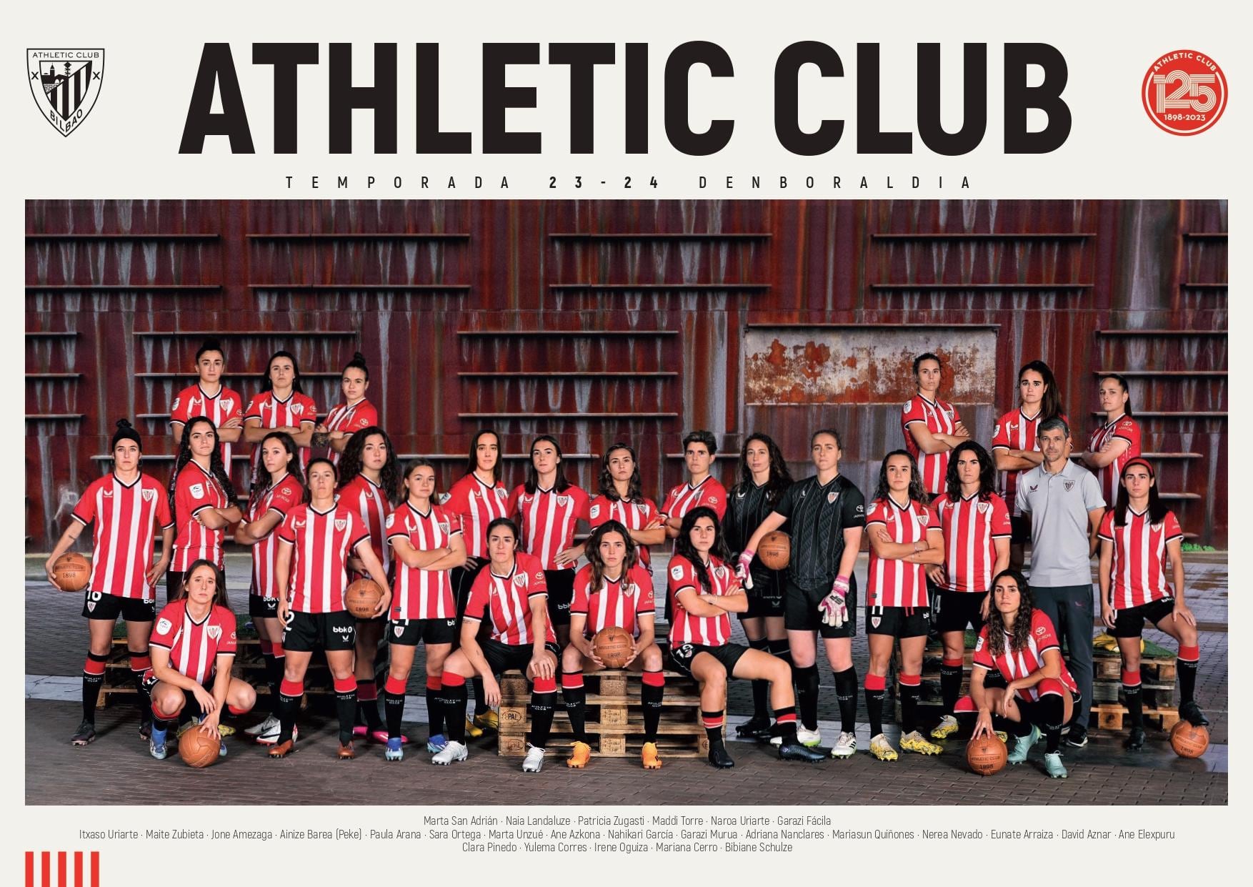 El póster oficial de la temporada 2023/24 del Athletic Club tiene como protagonista uno de los escenarios más emblemáticos de Bilbao: el Palacio Euskalduna