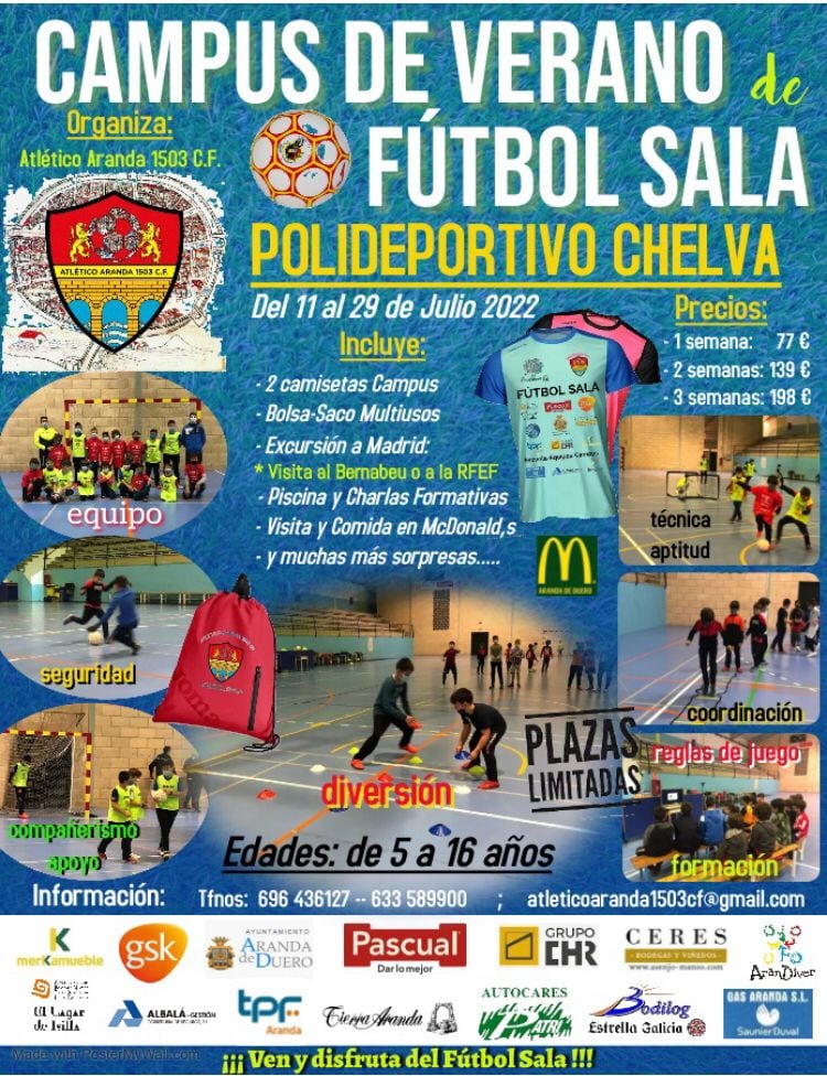 Campus de verano del Atlético Aranda 1503