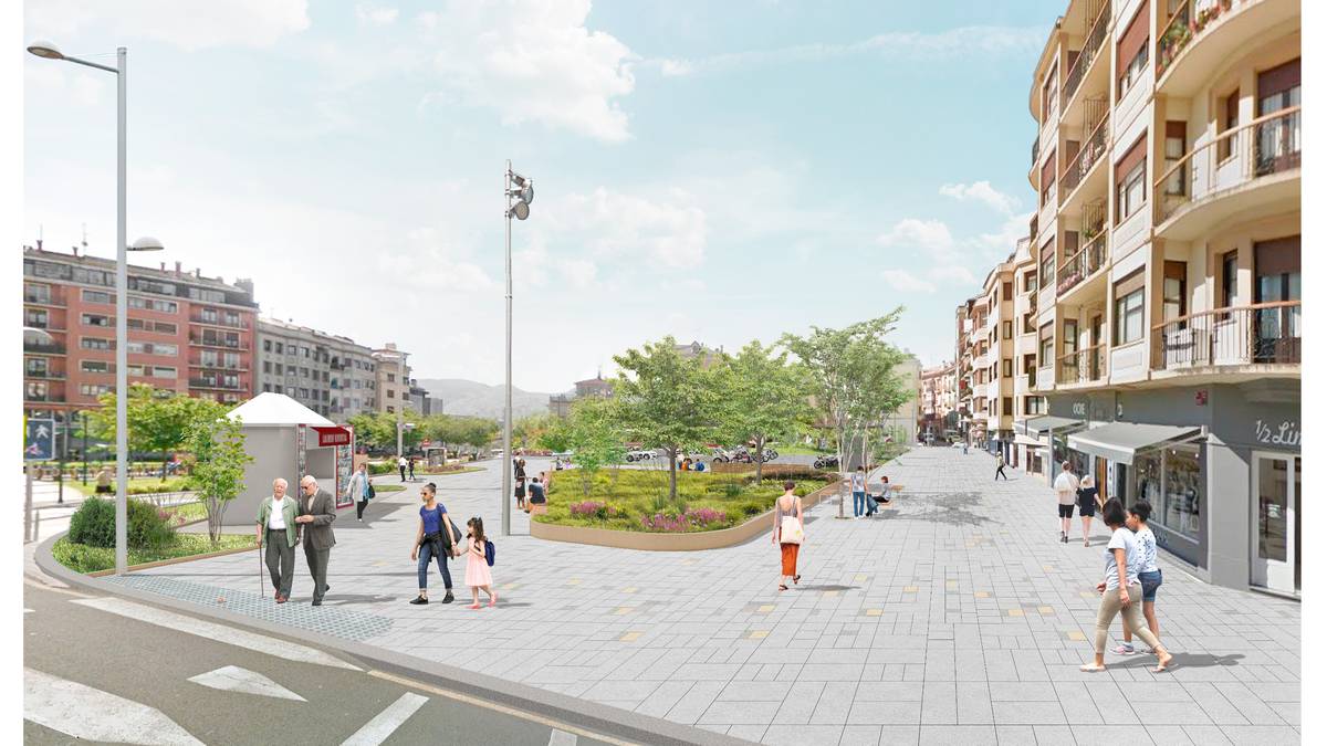 Así lucirá Irun gracias a las obras del PMUS, las cuales han de estar terminadas para el 2023