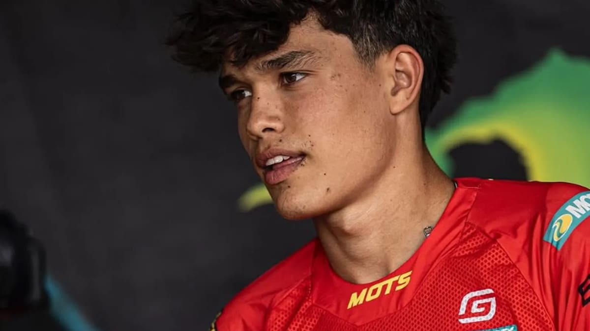 Fallece el piloto de motocross Enzo Badenas, de 17 años, en un accidente mientras entrenaba