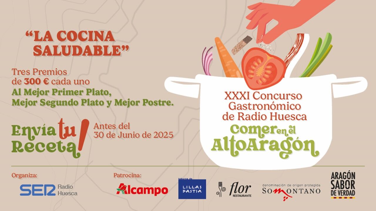 Careta del concurso Comer en el Alto Aragón 2025