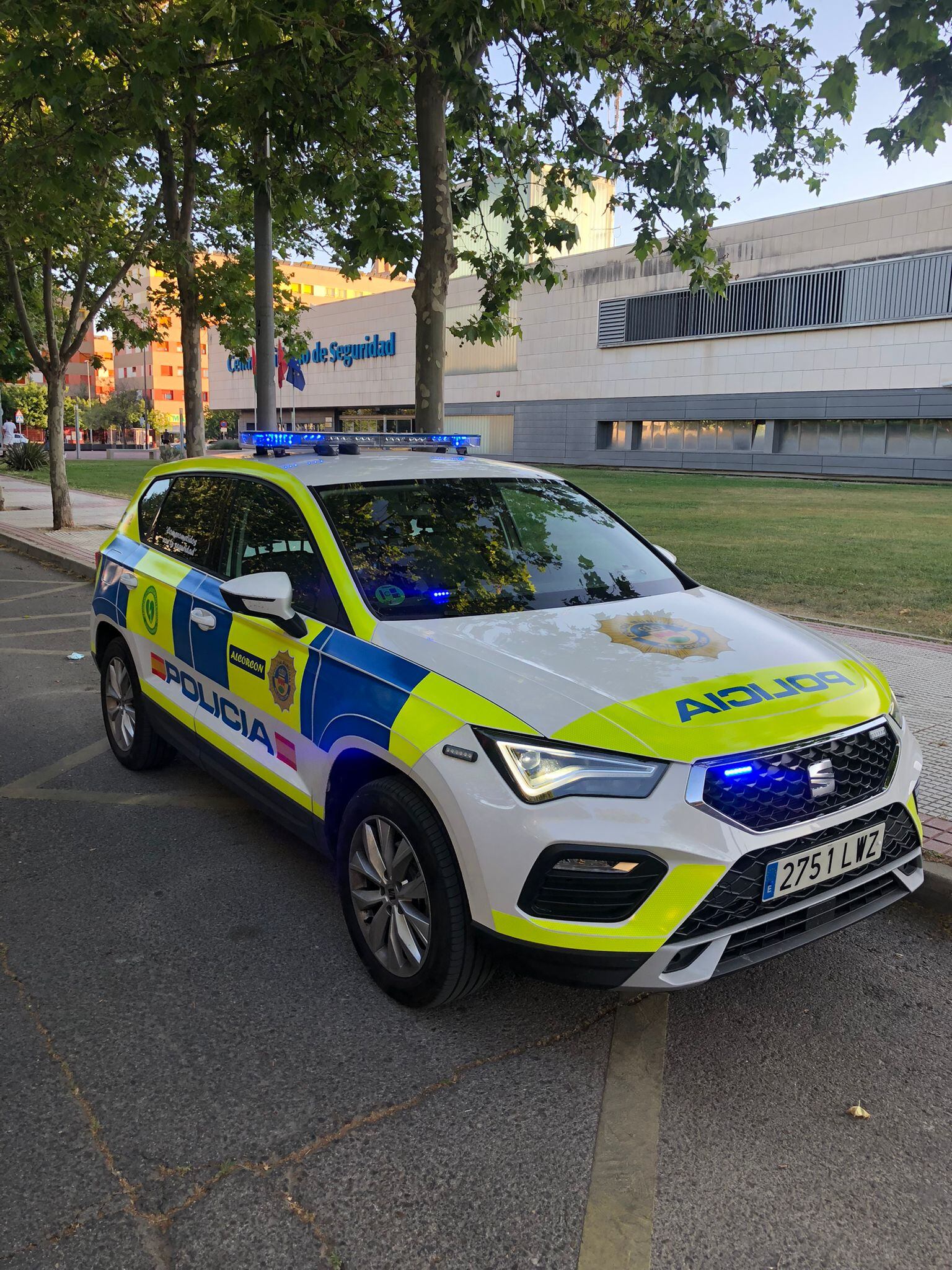 Vehículo de la Policía Municipal de Alcorcón