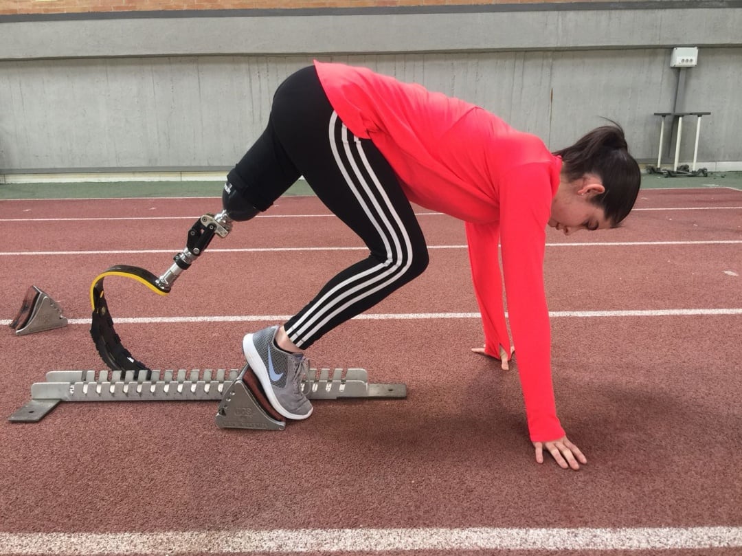 La atleta leonesa en el Centro de Alto Rendimiento de Madrid