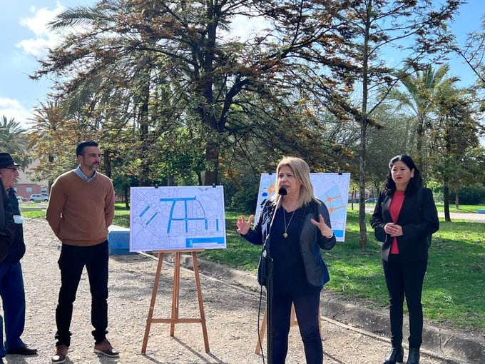 Presentación del proyecto en el parque de Puertas del Sur