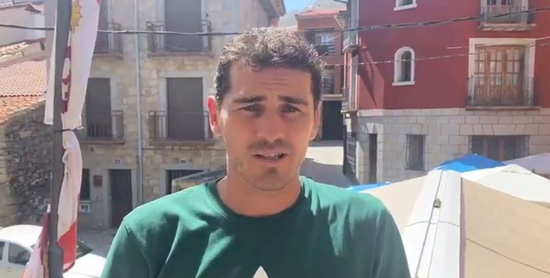 Iker Casillas, en Navalacruz