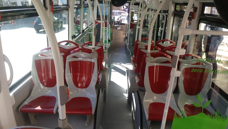 Imagen de uno de los nuevos autobuses