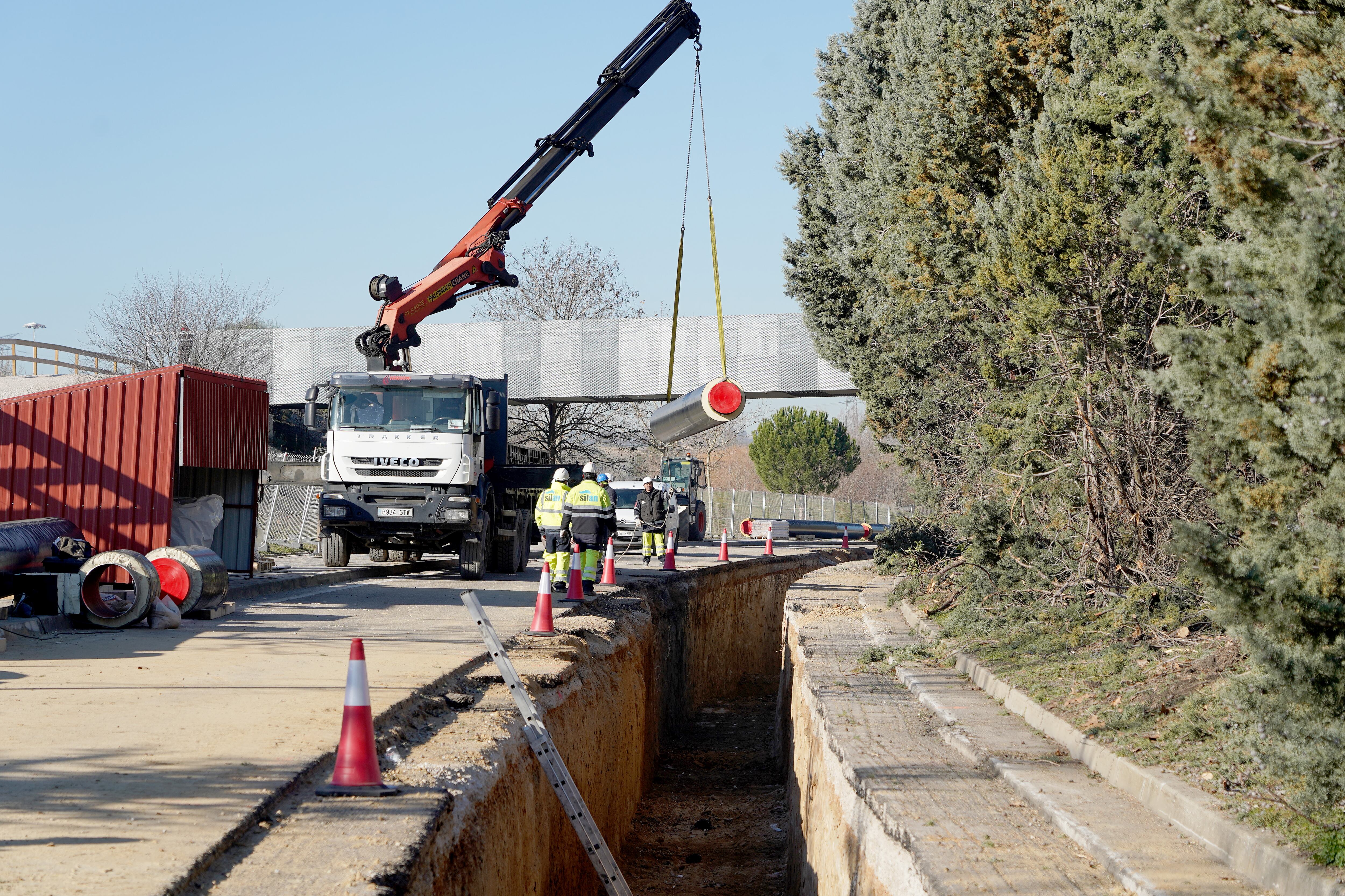 Obras de la red de calor sostenible &#039;Valladolid-Oeste&#039;