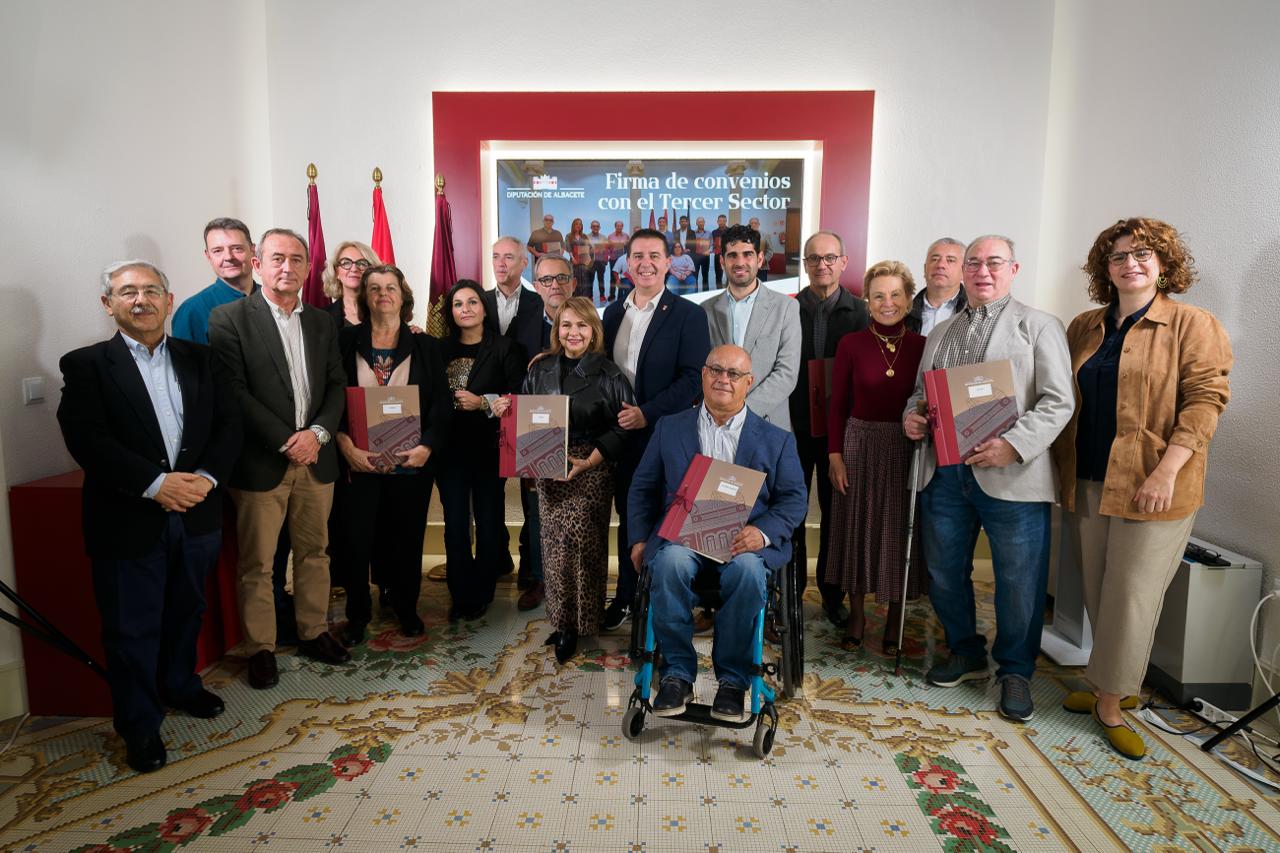 La Diputación de Albacete reafirma su compromiso social destinando más de 2,5 millones de euros a entidades del Tercer Sector provincial en 2025.