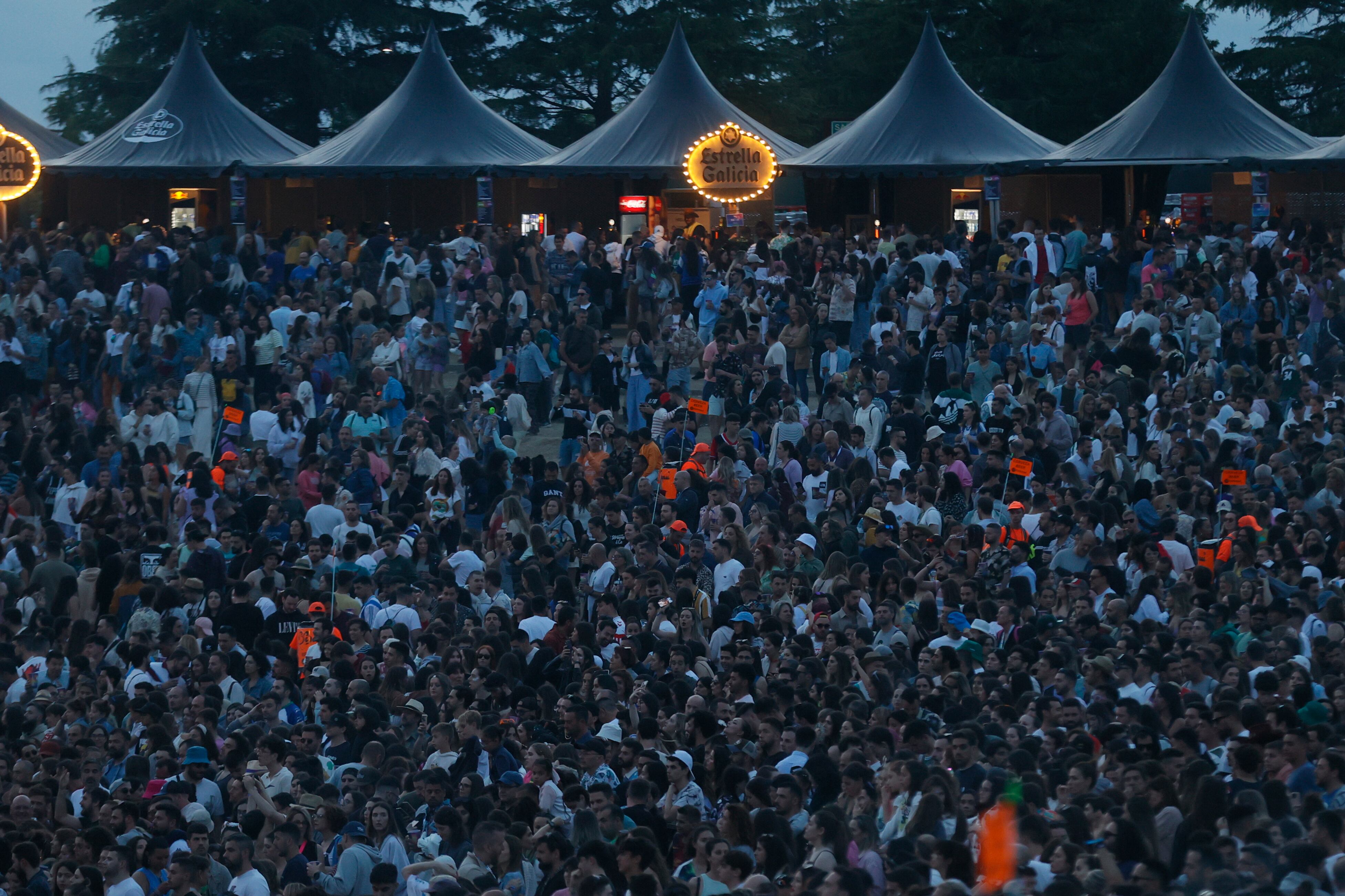 Ambiente durante el concierto de Aitana, en el tercer día del festival Son do Camiño, este sábado en Santiago de Compostela