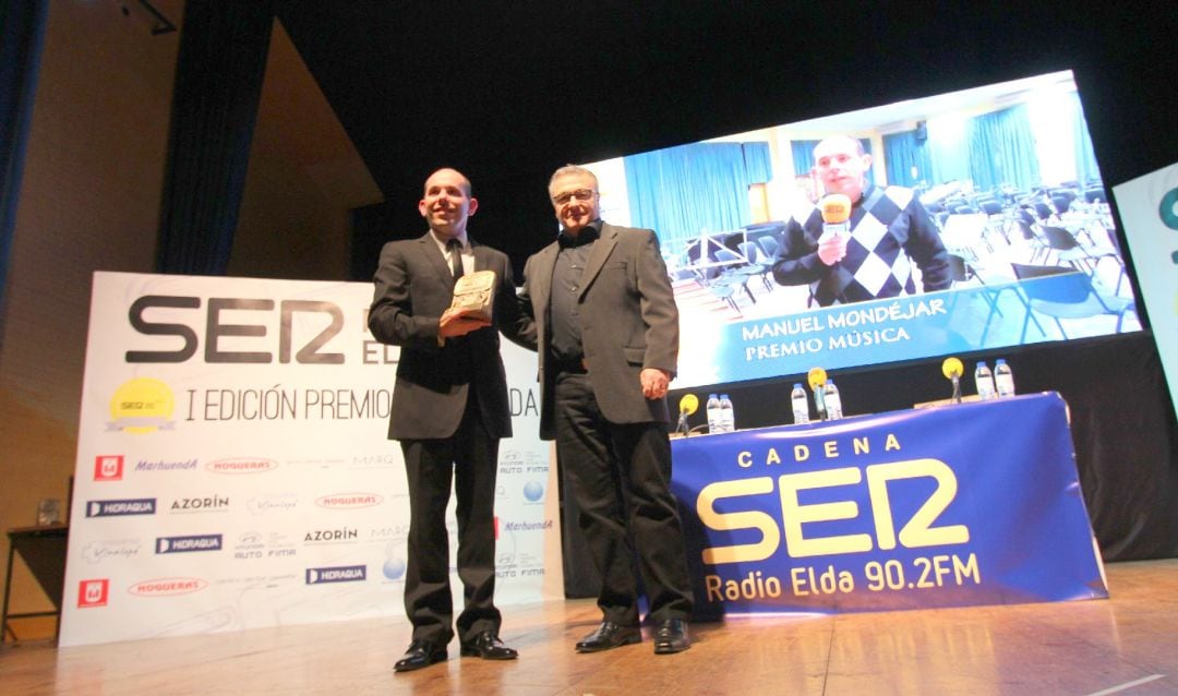Mondéjar recibió el Premio a la Música de Radio Elda Cadena SER en 2017